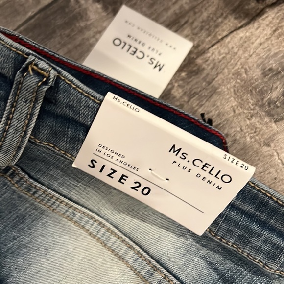 Distressed ripped skinny jeans size 20 NWT - Picture 5 of 7